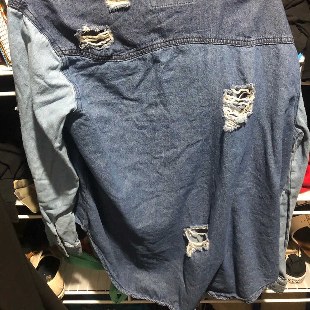 Jean Button Up Shirt